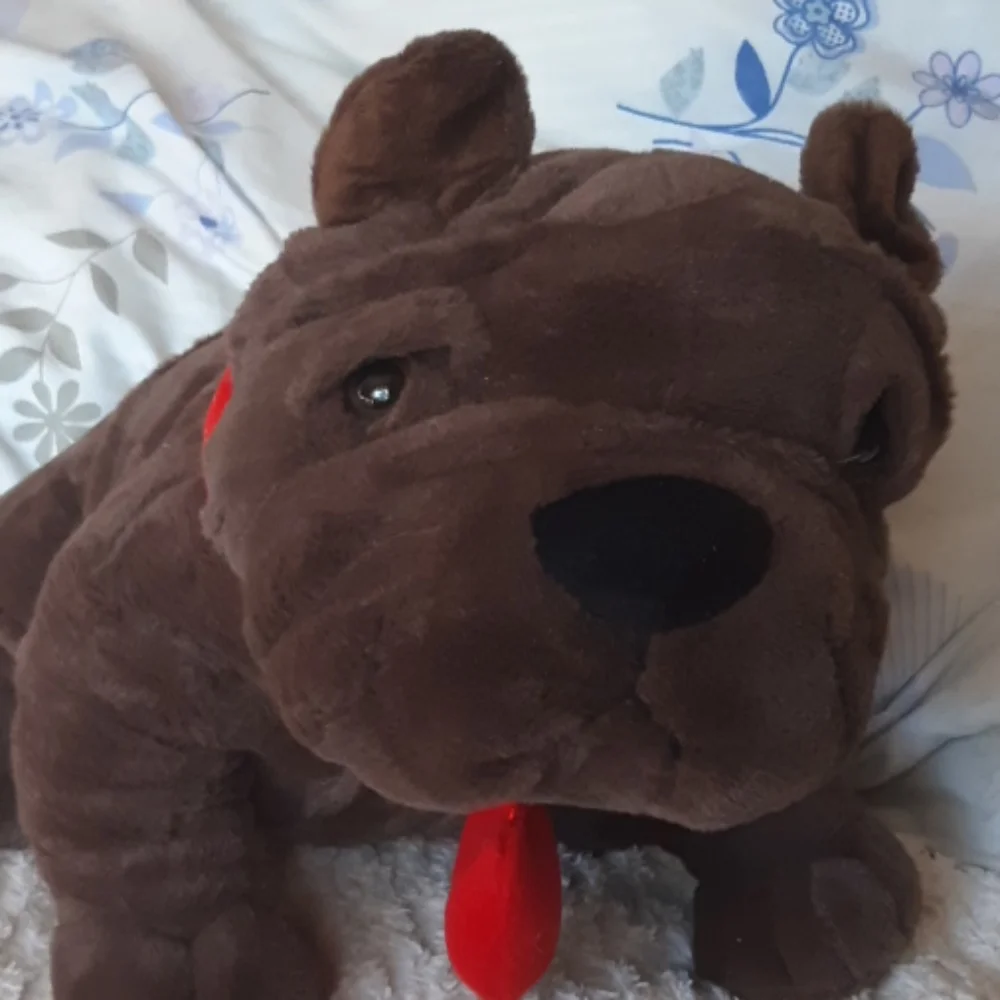 DAN DEE Wrinkle Bulldog Plush Stuffed Animal toy